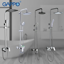 Load image into Gallery viewer, GAPPO Shower System bathroom shower faucet tap bath mixer bathtub faucet set waterfall shower set chrome rain shower head
