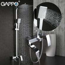 Load image into Gallery viewer, GAPPO Shower System bathroom shower faucet tap bath mixer bathtub faucet set waterfall shower set chrome rain shower head
