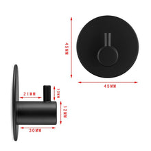 Load image into Gallery viewer, SUS304 Black Robe Hook Wall Hook Towel Hook for Bathroom Stainless Steel Coat Hook Rustproof Hook Hanger for Kitchen Hardware
