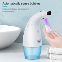 Load image into Gallery viewer, 250ml Soap Dispenser Auto Foaming Hotel Intelligent Infrared Sensor Hands Wash Intelligent Sensor Foam Machine Soap Dispenser
