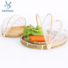 Load image into Gallery viewer, Bamboo Serving Food Tent Basket Hand Woven Fruit Baskets Storage 6 Designs
